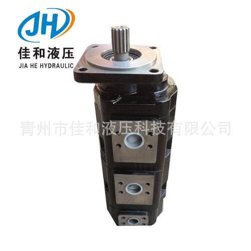 宣化泰业370钻机三联泵JHP32/32/25齿轮泵液压齿轮泵
