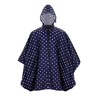 斗篷式雨披户外徒步登山雨衣拉链款涤塔夫时尚收纳男女防雨