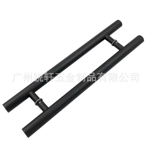 工厂定制不锈钢玻璃门把手酒店浴室圆形门把手五金配件