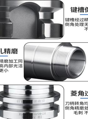 数控刀柄BT50ER黑色刀柄BT30BT40高精度32动平衡加工中心er32刀柄