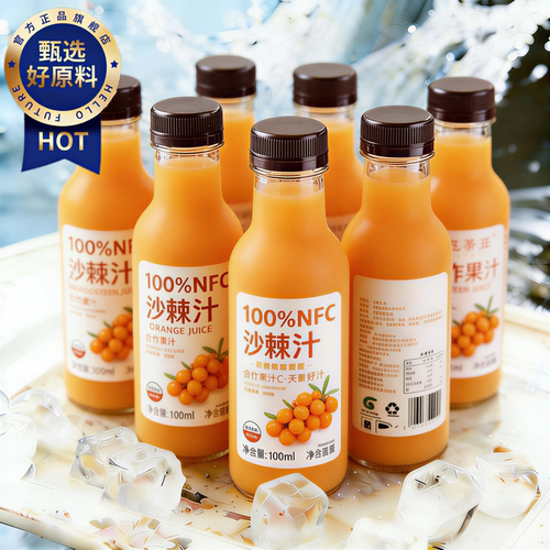 沙棘汁新疆特产果汁饮料养生野生