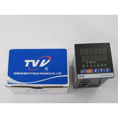 台湾原装TVV计数器计时器 转速表 频率表 智能脉冲计数器CE4-P61A