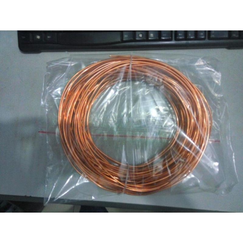 气相色谱专用进口铜管外径3mm内径2mm1/8tg英寸紫铜管高洁净铜管