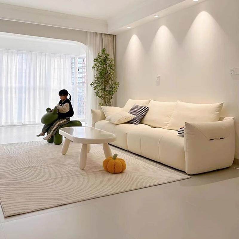 奶油风云朵布艺沙发现代简约北欧客厅小户型猫抓布三人位直排沙发,手表,配件,淘宝优惠券,粉丝福利购,淘宝优惠卷