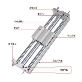 無(wú)桿氣缸通用型RMT 40磁偶式 SMC型氣動(dòng)氣缸CY1S6
