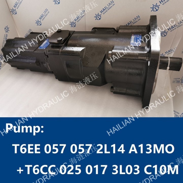 Pump T6EE 062 052 2L03 A13 MO J334+T6CC 017 017 3L10 C100泵