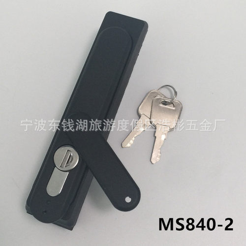 供应电柜平面锁MS840-2连杆锁配电箱锁机柜机箱锁