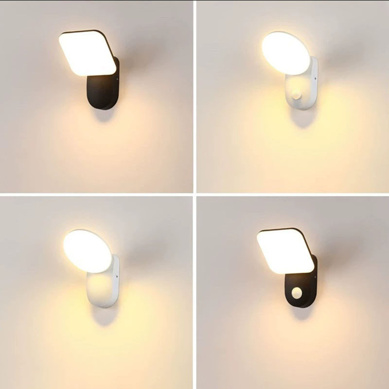 LED户外防水感应壁灯新款