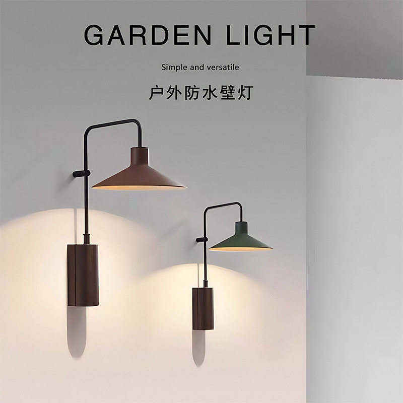 中古风户外防水氛围壁灯