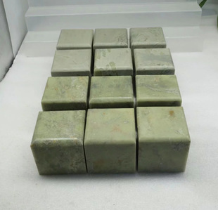 7*7*7CM青田石练习章料印章石料金石篆刻倒点角书法印章印石闲章