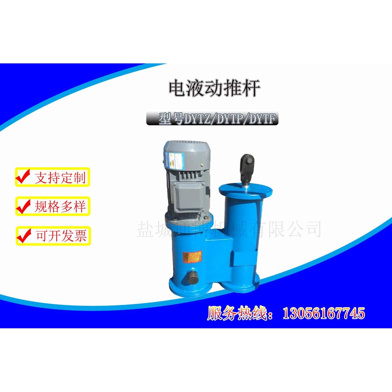 DYTZ1000-300整体直式电液推杆ED80/6液压推动器