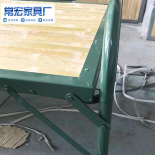 折叠床 单人 凉床竹条竹席竹板床 两折免安装 共享陪护床