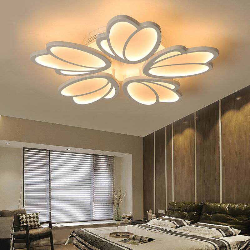 客厅灯现代创意个性家用大气led吸顶温馨浪漫房间主卧室灯具