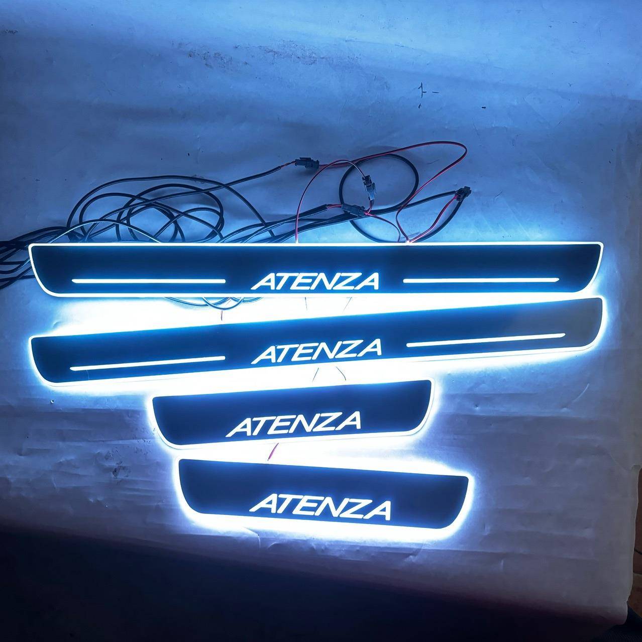 4片适用于马自达ATENZA流光动态门槛阿特兹条带LED灯迎宾踏板改装