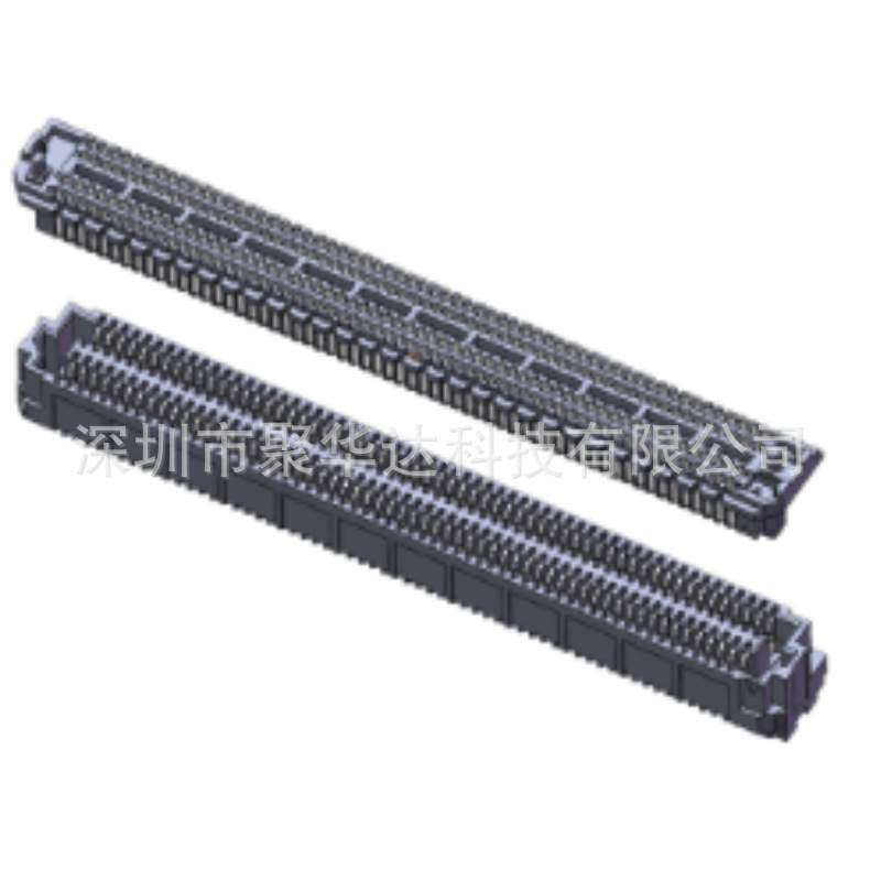 0.635mm 高速板对板连接器 堆叠高度5mm 兼容 samtec ADM6 ADF6