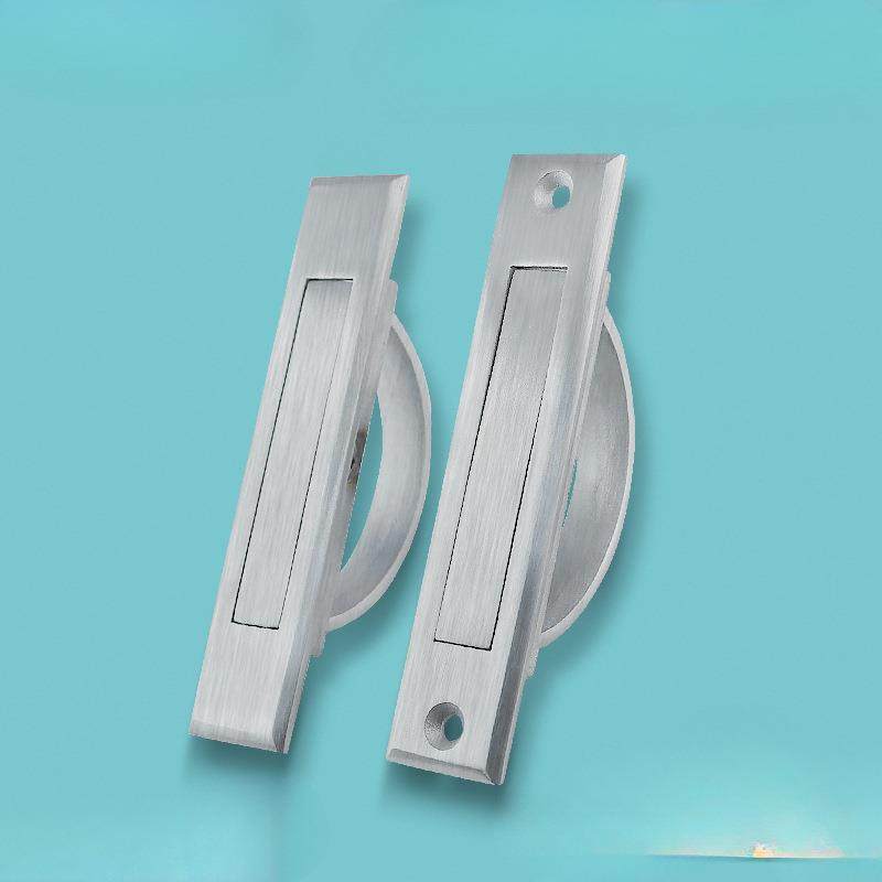 304不锈钢榻榻米拉手嵌入式旋转暗拉手隐形把手柜门衣柜翻转拉手