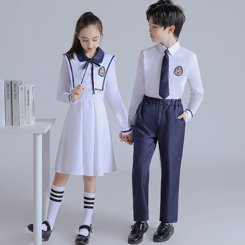 速发儿童表演服男儿童合唱团诗朗诵演出服装中小学生大合唱表演服