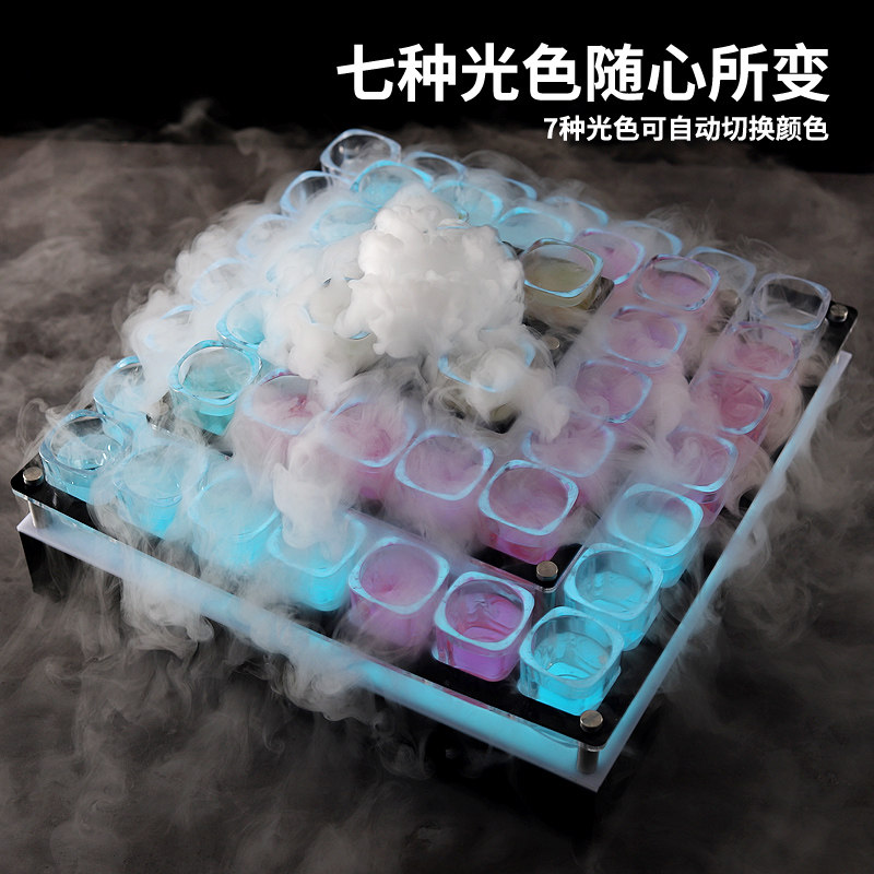 速发创鸡发光亚克力套架酒吧V意尾酒杯架国潮小酒馆酒具酒装