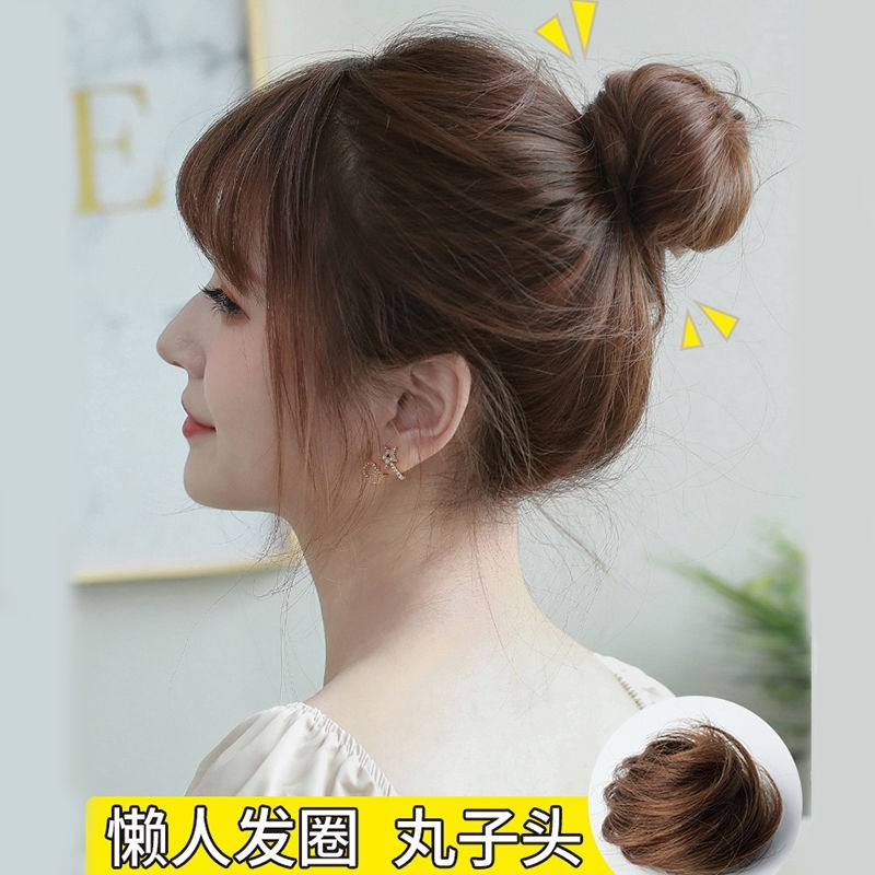 速发假发包发子头蓬松自然真发花乱头凌苞盘发丸包半丸子盘发器