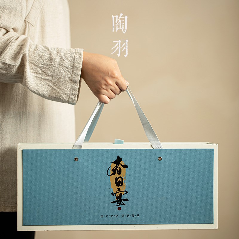 速发春日宴品竹鎏银整套功夫茶具家用陶瓷茶壶茶杯高档泡茶器礼盒