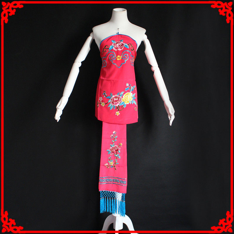 速发戏四服装配件 旦角服装  姐丫环服装小肚兜 丫鬟饭单剧喜带