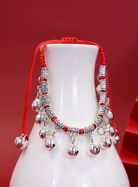 【小文精选青春派】十二生肖红绳手錬铃铛编织虎年男女百搭气质手