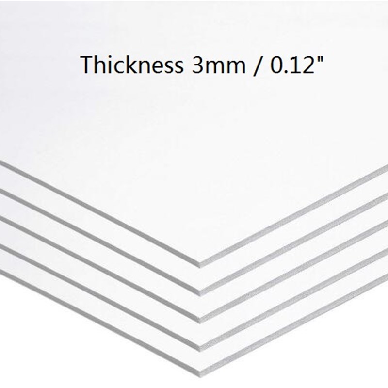 Size 200300mm White Foam Board Plastic PVC Sheet  Model