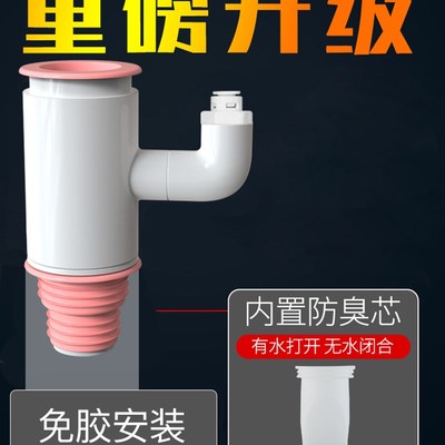 厨房水槽洗菜盆下水管排水三通多接口净水器洗碗机排水口50PVC管