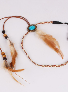 e Headwear Tribal Hippie Handmade Hair Accessories for Women