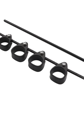 Plastic Finger Extensor Hand Trainer Black for Guitar Piano