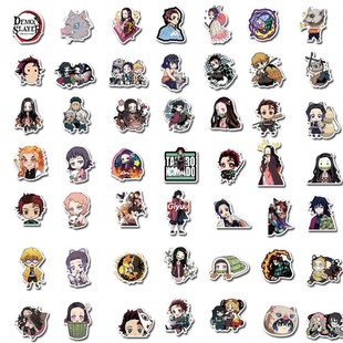 100pcs Anime Demon Slayer Kimetsu No Yaiba Sticker