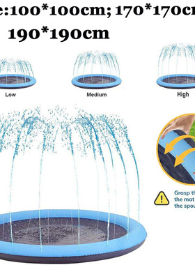 190x190cm grande c?o sprinkler almofada jogar esteira de re