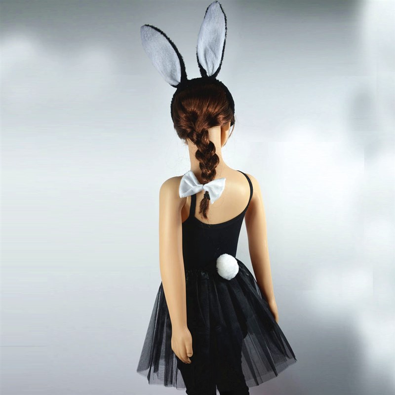 Kostum Kelinci Anak Perempuan Bando Kelinci Berbusana Rok Tu