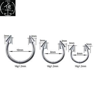 1PC G23 Titanium Ear Piercing Nose Rings Helix Piercings La