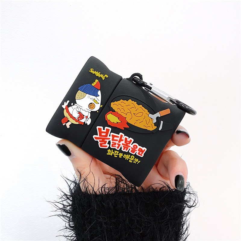 3D Korean Food Turkey Instant Noodle Headphone Case For App