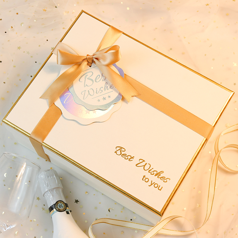 aesthetic giftbox best wishes packing box 礼物包装盒精致