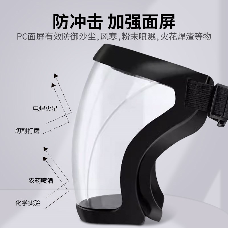 护目镜劳保防雾防粉尘防护面罩防飞溅骑行防风沙工业电焊专用漂流