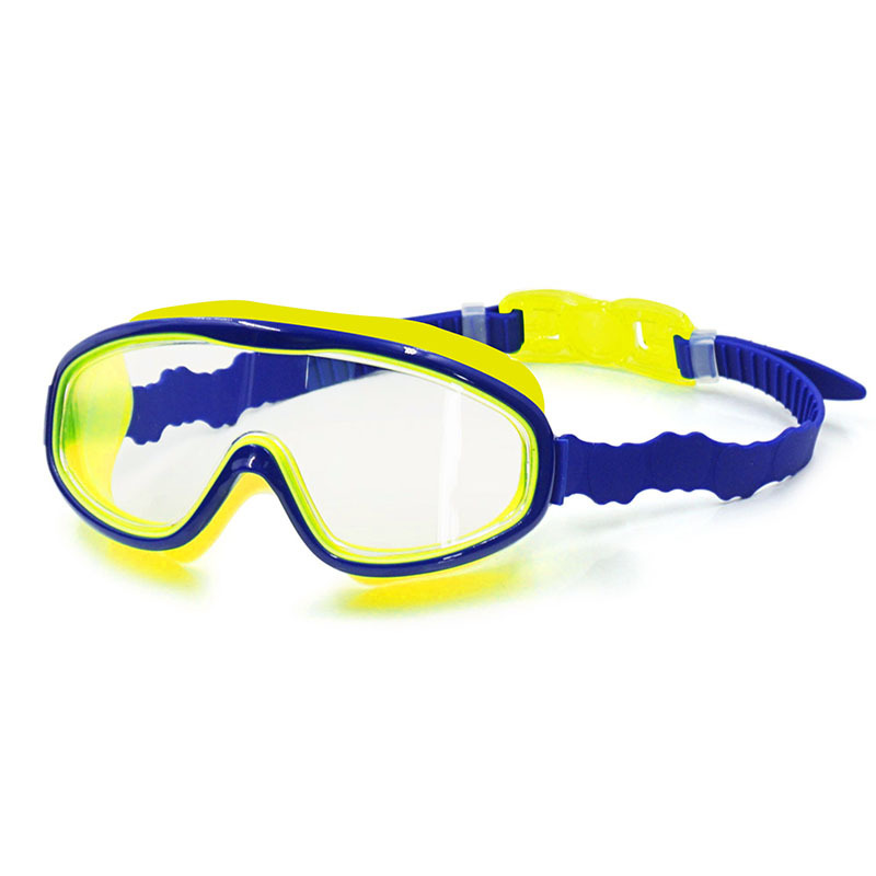 儿童大框平光护目镜女童游泳眼镜男款防护泳镜防水防雾高清潜水镜