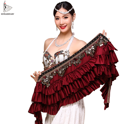 2018 New Women Belly Dance Hip Scarf Belly Belt Dancing Wrap
