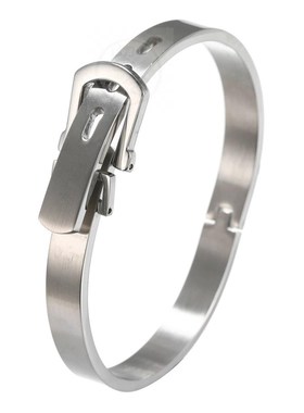 -Fashionable titanium steel belt buckle adjustable personali
