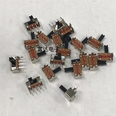 拔动开关SK-12D07VG4 单排二挡卧式拨动开关 多种柄高默认发4MM