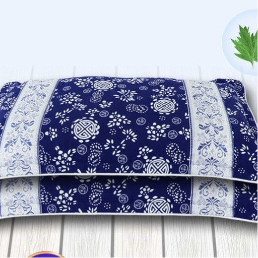 艾草枕助眠颈椎枕头艾枕头艾绒枕艾叶刺绣花一件护颈安睡颈椎