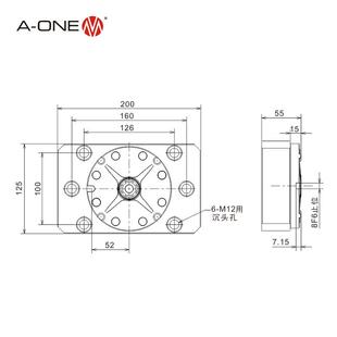 零点定位系统单中心零点卡盘机床加工高精度零点快换夹具