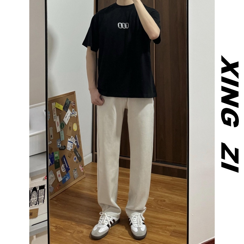 夏季美式牛仔裤男款直筒宽松休闲潮流百搭弹力显瘦高品质长裤子男