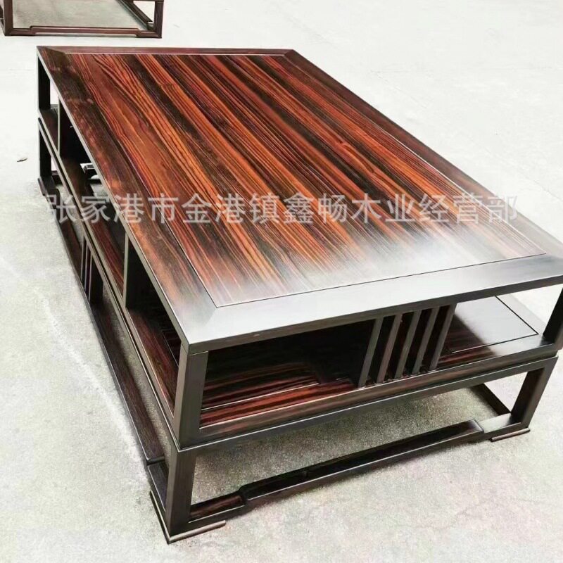 供应印尼条纹乌木 原木板材 加工条纹乌木规格板黑酸枝 印尼黑檀