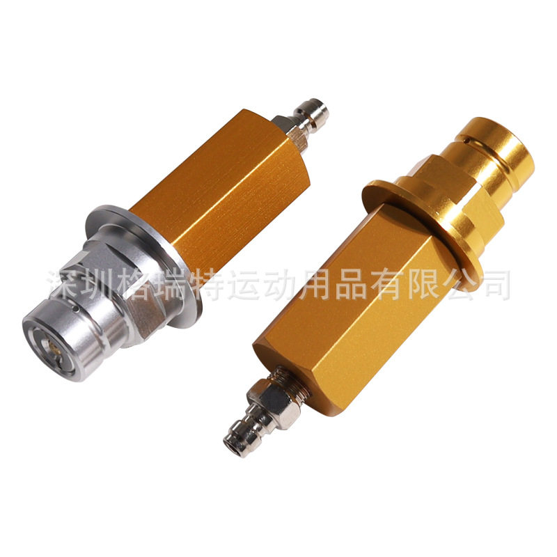M18金色接头带8mm快速接头DUO/ART/TERRA机型苏打充气快扣转接头