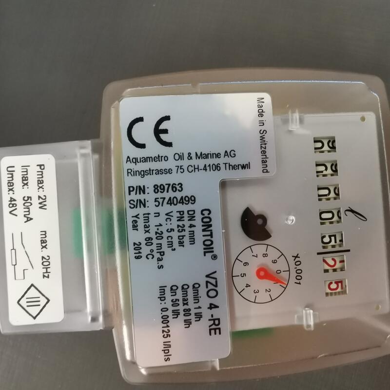 国内常用工业原装件 AQUAMETRO 流量计 89763 VZO 4-RE