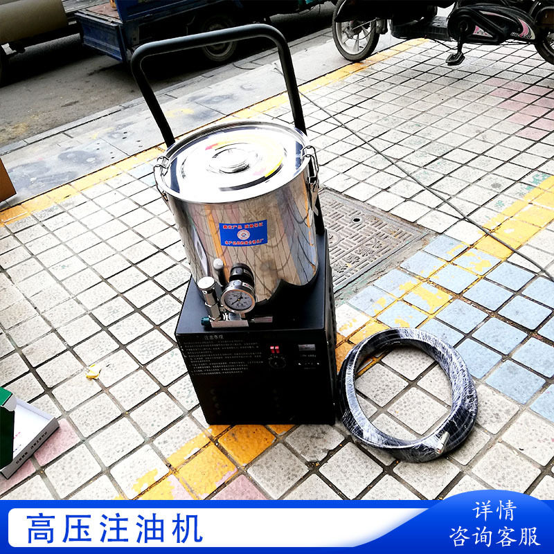 220V电动黄油机 加热48V充电高压注油器打黄油枪小金钢