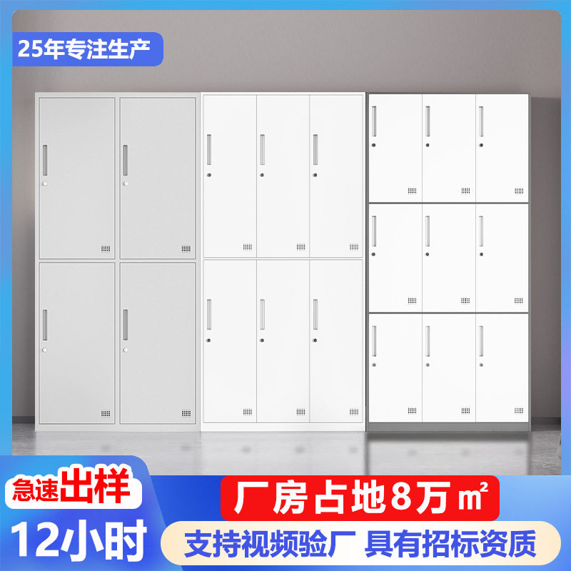 钢制更衣柜工厂浴室健身房体育场换衣室储物柜子多门铁衣柜定制