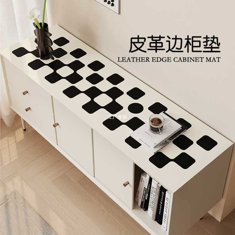 艺喜缘餐边柜桌垫电视柜垫客厅茶几垫圆形鞋柜垫子台面桌面保护垫图片